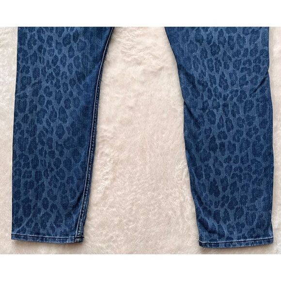 Jen7 7 for All Mankind Ankle Skinny Jeans in NightFall Leopard, Size 10 - Picture 11 of 14